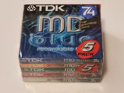 Kaufen 5x TDK MD 74 - MD-C74 - Top Opening Case - Minidisc Minidisk • 29€