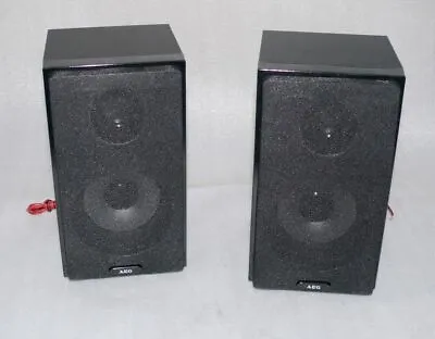 Kaufen AEG 4432 Stereo Lautsprecher F. Stereoanlage Sound Stand Boxen 100W PMPO Black • 14.95€