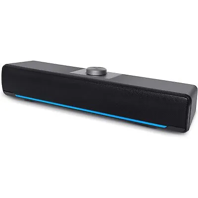 Kaufen Soundbar Lautsprecher Stereo USB Licht LED Aux 3,5MM Für PC Desktop Latpop • 101.49€