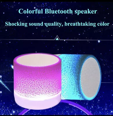Kaufen LED Bluetooth Wireless Tragbarer Lautsprecher Mini Super Bass Für IPhone Samsung Auto • 8.06€