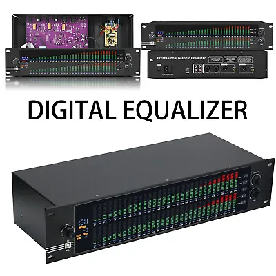 Kaufen EQ-323 2U Dual 31-band Grafik-Equalizer Music Spectrum Display Digital Entzerrer • 195.99€