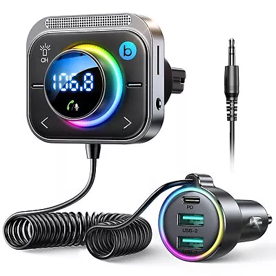 Kaufen JOYROOM Bluetooth 5.3 Adapter Auto【Bass Boosted & Hi-Fi Stereo】Musik FM Transmi • 39.33€