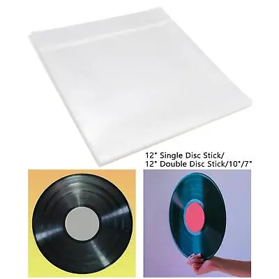Kaufen 50 Stück Vinyl-Schallplattenhüllen, Wiederverwendbar, Klar, Für • 13.80€