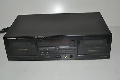 Kaufen Pioneer CT-W606DR Stereo Cassette Double Tape Deck Kassettendeck Recorder • 124.99€