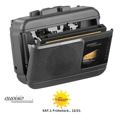Kaufen Auvisio Mobiler Kassettenspieler, Bluetooth-Transmitter, Sprachrekorder, Radio • 39.99€