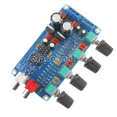 Kaufen DIY Kits NE5532 HIFI OP-AMP Amplifier Preamplifier Volume Tone EQ Control Board • 6.09€