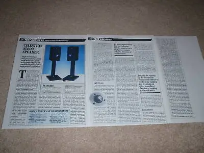 Kaufen Celestion SL600 Referenz Lautsprecher Review, 1984,3 Seiten • 9.02€