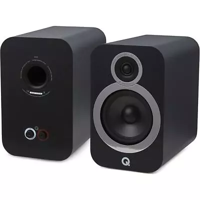Kaufen Q Acoustics 3030i Regal-Lautsprecher Speakers Boxen Schwarz Carbon Black 1 PAAR • 449.10€