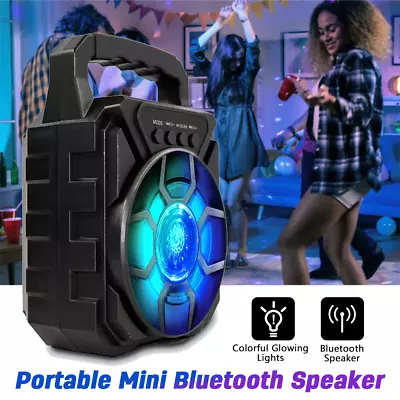 Kaufen Tragbarer Mini Bluetooth Lautsprecher Laut W/HIFI Mikrofon FM-Radio Musikbox DE • 14.99€