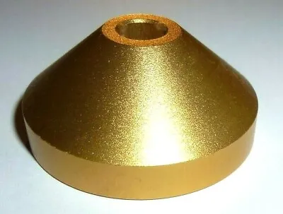 Kaufen Single Puck / Gold / Konisch / 7  Vinyl / Metall Kegelförmig Mittelstück Adapter • 15€