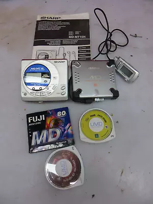 Kaufen Sharp MD-MT 15H +BDNA+ Aiwa AM ST40 Mini Disc Player Ungetestet • 25€