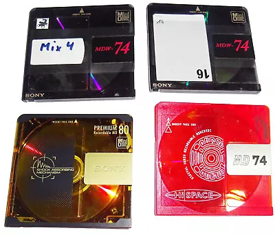 Kaufen 4x MD MiniDisk Ohne Hülle • 15€