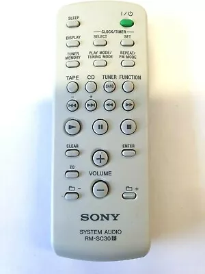 Kaufen Original Sony RM-SC30 Micro System Remote CMT-EH10 CMT-EH12 CMT-NEZ30 CMT-NEZ31 • 31.70€