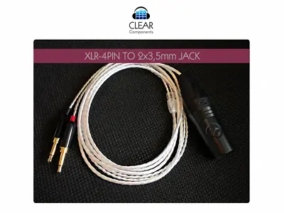 Kaufen KopfhÖrer Kabel Denon Hifiman Focal 3,5mm Xlr 4pin 4pol Occ Headphone Cable-top! • 99.50€