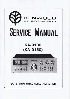 Kaufen Service Manual-Anleitung Für Kenwood KA-9100, KA-9150  • 12€