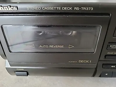 Kaufen Technics RS-TR373 Stereo Cassette Deck Doppelkassetten Deck High End • 99.99€