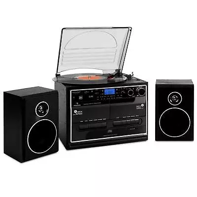 Kaufen (b-ware) Hifi System Stereo Anlage Plattenspieler Tapedeck Bluetooth Usb Mp3 Cd  • 193.99€