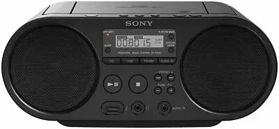 Kaufen Sony ZSP-S50B Boombox CD/USB Radiorekorder (AM/FM) MP3 LCD-Display UKW/MW-Tuner • 126.99€