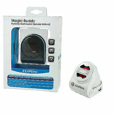 Kaufen CLiPtec® Mini Magic-Buddy 2. Generation Kapsel IPod/MP3 Lautsprecher - Weiß • 9.72€