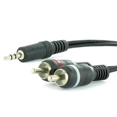 Kaufen 5m AUX Audio Kabel Cinch Klinke 3,5mm Klinkenstecker Auf 2* RCA Chinch Stecker • 6.97€