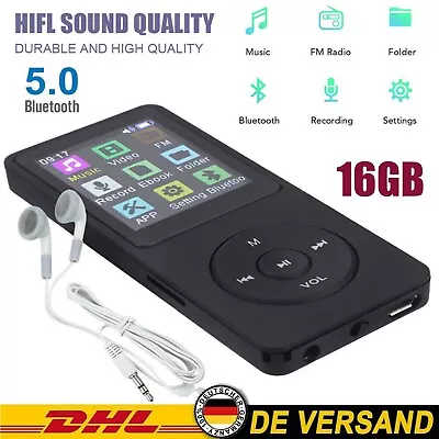 Kaufen Bluetooth Mp3 Mp4 Player Lcd Display Hifi Bass Musik-spieler Fm Radio Audio De • 20.99€