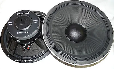 Kaufen SoundLab L041F PA Bass Lautsprecher 380mm Tieftöner Aluminium Korb 1KT. • 71.11€