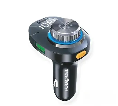 Kaufen FM Transmitter Bluetooth BT 5.0  TF AUX Auto MP3 Player USB-C USB Ladegerät KFZ • 19.49€