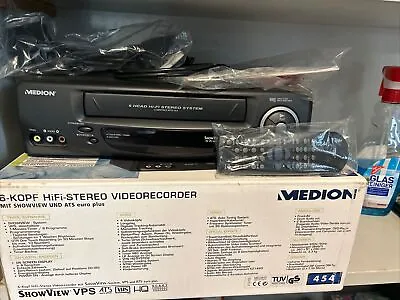 Kaufen MEDION 454 MD2845 VHS-Videorecorder Longplay 6 Kopf HiFi Stereo Kassetten Player • 199€