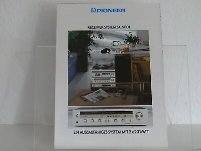 Kaufen PIONEER HiFi Katalog Vintage  1980   Pospekt RECEIVER SYSTEM SX-700l / SX-600L • 12.90€