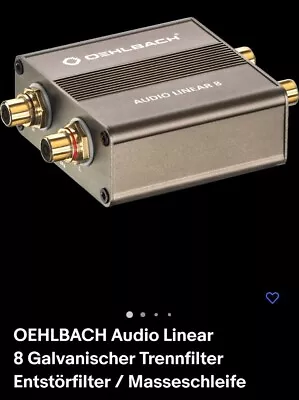 Kaufen Oehlbach Audio Linear 8 Galvanischer Trennfilter Für Plattenspieler  • 56.66€