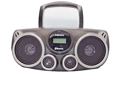 Kaufen Lenco SCD-100BK Tragbares PLL FM-Radio CD-Player Einschließlich Bluetooth® USB • 69€