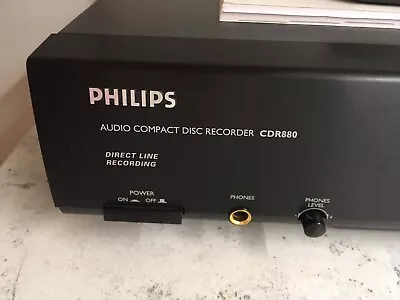 Kaufen Philips CD Rekorder CDR 880 Der High - End Klasse, Neuwertig, NP EUR 720,00 • 150€