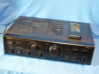 Kaufen ONKYO A-8830 Stereo Verstärker Amplifier Gut, In Schwarz Und Mit Fernbedienung ! • 119.99€