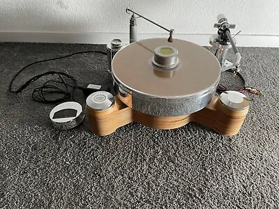 Kaufen Acoustic Solid Wood Round MPX High End Plattenspieler Mit WTB 313 12  Tonarm • 5,999€