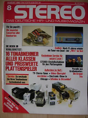 Kaufen Stereo 8/82 Pioneer PL-4, Mission 776 / 777, Quad FM 4, Ortofon MC 10 / MC 20 • 14€