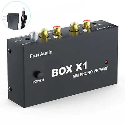Kaufen Fosi Audio Box X1 Phono Vorverstärker Für MM Plattenspieler Stereo Phonograph • 39.99€
