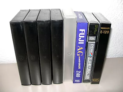 Kaufen VHS Leerkassetten VHS Leerhüllen Für Einleger, Schwarz  • 3.80€