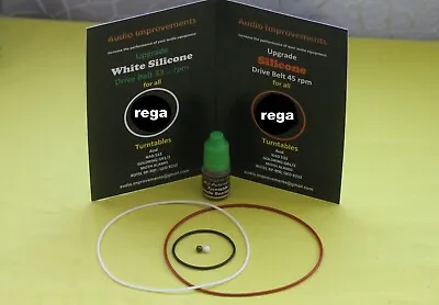Kaufen Rega Belt Super Upgrade Service Kit;  Silicone Belts, Oil, Bearing (s) • 29.99€