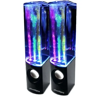 Kaufen Iboutique Colourjets USB Dancing Brunnen Lautsprecher LOUD KINO SOUND MUSIK Schwarz • 46.34€
