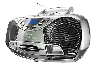 Kaufen Karcher RR 510(N) Boombox Stereoanlage CD MP3 USB PLL Radio Kassette Tragbar • 39.99€
