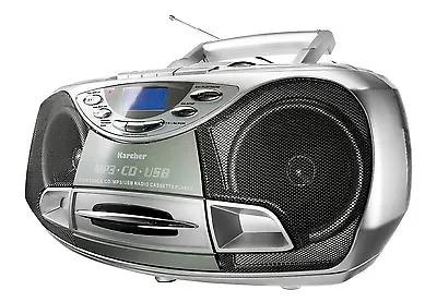 Kaufen Karcher RR 510(N) Boombox Stereoanlage CD MP3 USB PLL Radio Kassette Tragbar • 29.99€