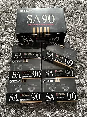 Kaufen 7x TDK SA 90 - Neu - Sealed - Kassetten - Tape  • 96.90€