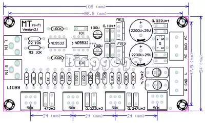 Kaufen HIFI OP-AMP EQ Control Board Vorverstärker Kit Volume Tone Verstärker DIY • 6.27€