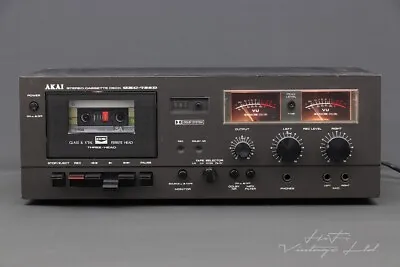 Kaufen Akai GXC-725D 3-Köpfe Stereo Kassettendeck Schwarz HiFi Vintage • 244.93€