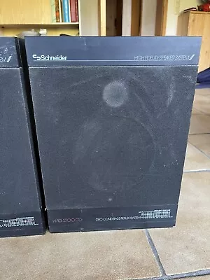 Kaufen 2x Schneider 2700 Lautsprecher Boxen HiFi • 10€