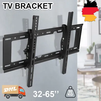 Kaufen TV Wandhalterung Wandhalter LCD LED Fernseher 32-65 Zoll Flach Neigbar Bis 50kg • 15.20€