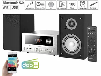 Kaufen Auvisio Micro  Stereoanlage Mit Webradio, DAB+, FM, CD, Bluetooth, USB, 100 W • 193.95€