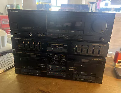 Kaufen Pioneer DC-Z81 Stereo Doppel Kassette Band Deck Verstärker Hifi *BESCHREIBUNG LESEN • 39.13€