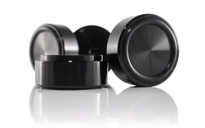 Kaufen Hifi Lab Alu Füße Massiv 39x17 Lautsprecher Geräte Füße Audio Absorber Schwarz 4 • 20.90€