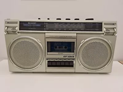 Kaufen Sharp GF-4949 Radio Stereo Boombox Ghettoblaster Hi-fi Registratore Leggi  • 49.99€